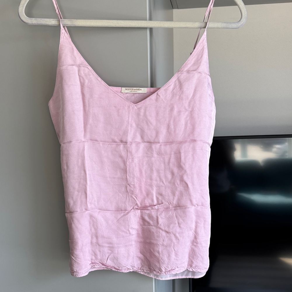 Scotch & Soda Light Pink Camisole Top